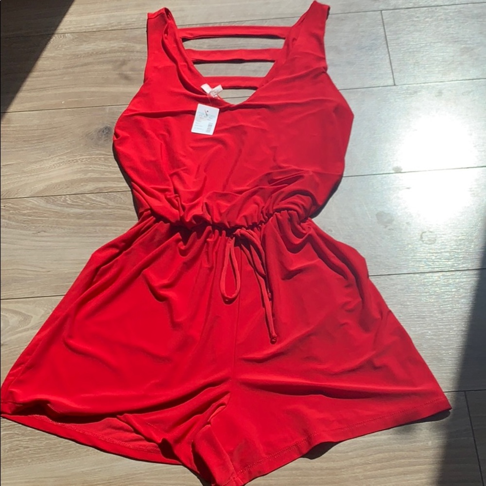 NWT Maurice’s red romper